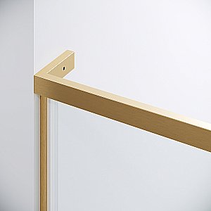 Душевая дверь Grossman Pragma 110 100.K33.03.110.32.00 стекло прозрачное/профиль золото сатин купить в интернет-магазине Sanbest