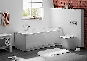 Акриловая ванна Aquanet Hellas 170x70 205497 с к/с8 купить в интернет-магазине Sanbest