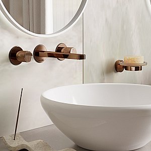 Смеситель для раковины WasserKRAFT Paar 8845 розовое золото купить в интернет-магазине сантехники Sanbest