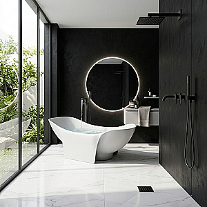 Ванна Black&White Swan SB3050 170x82 белая купить в интернет-магазине Sanbest