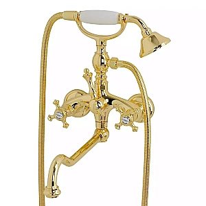 Смеситель для ванны с поворотным изливом Migliore Prestige золото купить в интернет-магазине сантехники Sanbest