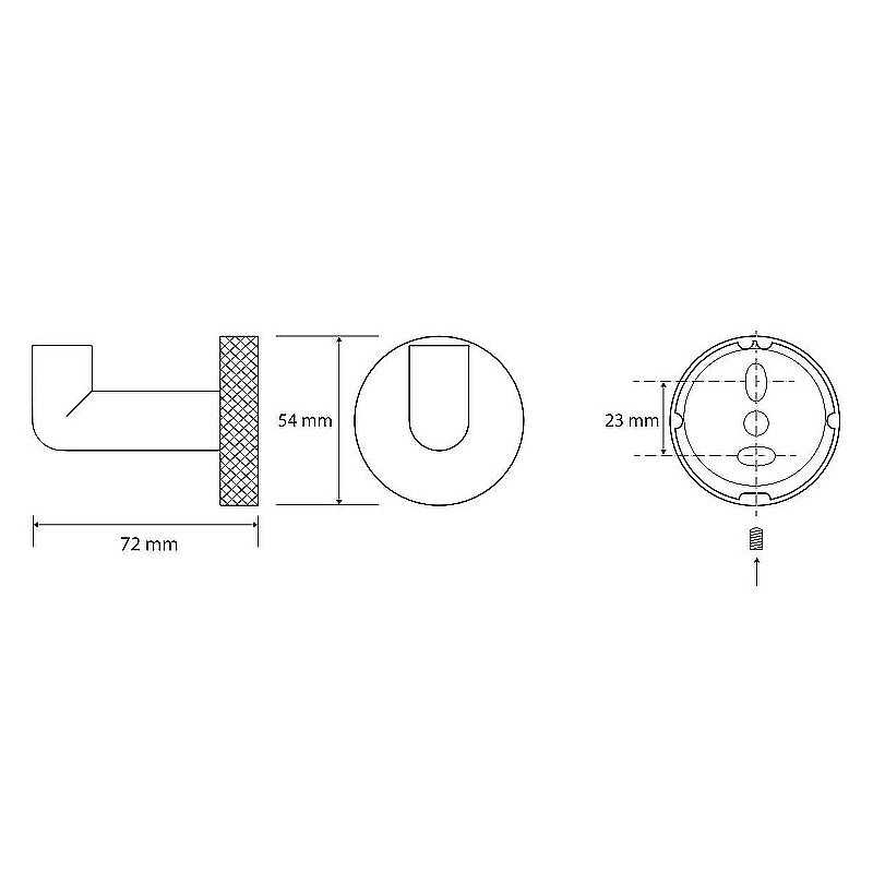 Крючок Bemeta Stella 166206022 хром купить в интернет-магазине сантехники Sanbest