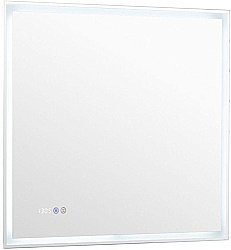 Зеркало Aquanet Оптима 288965 80 белый матовый в ванную от интернет-магазине сантехники Sanbest