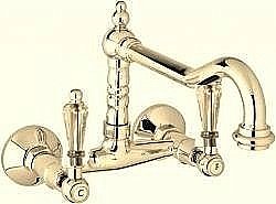 Смеситель для кухни Cezares DIAMOND-LLP-03/24-Sw золото купить в интернет-магазине сантехники Sanbest