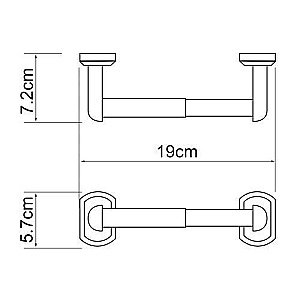 Держатель туалетной бумаги WasserKRAFT Oder К-3022 купить в интернет-магазине сантехники Sanbest