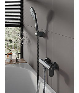 Смеситель для душа Agger Sweet A2720055 оружейная сталь матовая купить в интернет-магазине сантехники Sanbest