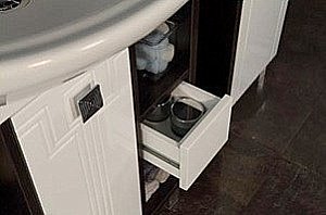 Тумба с раковиной Акватон Крит 65 МН венге для ванной в интернет-магазине Sanbest