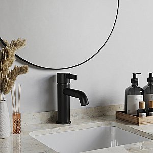 Смеситель для раковины PAINI Brera 74PZ205O черный матовый купить в интернет-магазине сантехники Sanbest