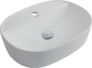 Раковина накладная Aquanet Lake-2 50 211287 белая купить в интернет-магазине Sanbest