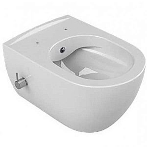 Унитаз Boheme Bianca 963-2 белый глянцевый, безободковый, с функцией биде купить в интернет-магазине Sanbest
