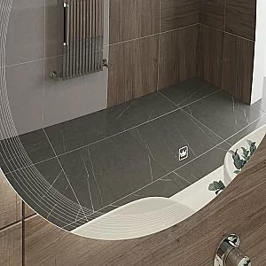 Зеркало с LED подстветкой Cezares ECO CZR-SPC-LED-TCH 90x90 в ванную от интернет-магазине сантехники Sanbest