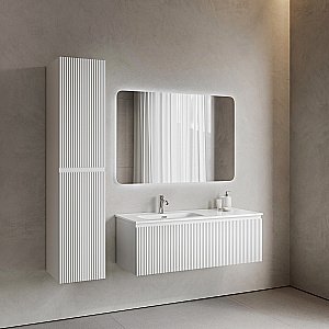 Тумба с раковиной Sancos Snob R 1.0 SNR1.0120LW/SNR1.0120RW Bianco для ванной в интернет-магазине Sanbest