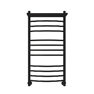 Полотенцесушитель водяной Veconi Nemi-B N10050B-B черный купить в интернет-магазине сантехники Sanbest