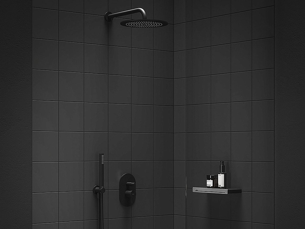 Душевая лейка Ravak X07P670 черный матовый купить в интернет-магазине сантехники Sanbest