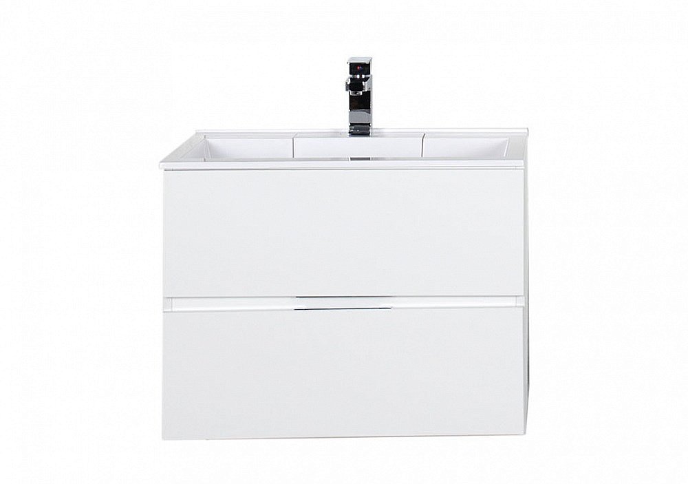 Тумба с раковиной Aquanet Алвита 70 белая глянцевая для ванной в интернет-магазине Sanbest