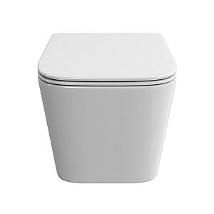 Унитаз подвесной BelBagno DUE-TOR BB5171CH-TOR/SC белый, с крышкой микролифт, безободковый, слив-торнадо купить в интернет-магазине Sanbest