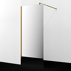 Душевое ограждение WasserKRAFT Rur 30W40BG-MR 120 стекло зеркальное/профиль золото купить в интернет-магазине Sanbest