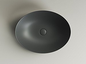 Раковина накладная Ceramica Nova Element CN6017MDH серая матовая купить в интернет-магазине Sanbest