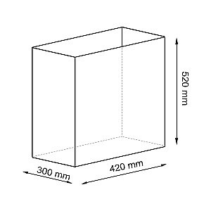 Корзина для белья WasserKRAFT Gollach WB-330-L черный купить в интернет-магазине сантехники Sanbest