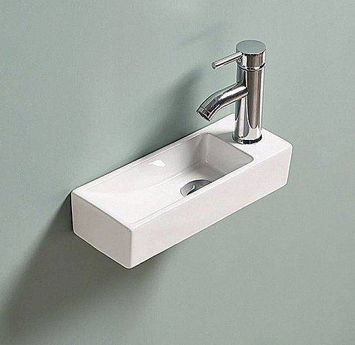 Раковина подвесная Gid Suspendido 38 N9271 61128L белая купить в интернет-магазине Sanbest