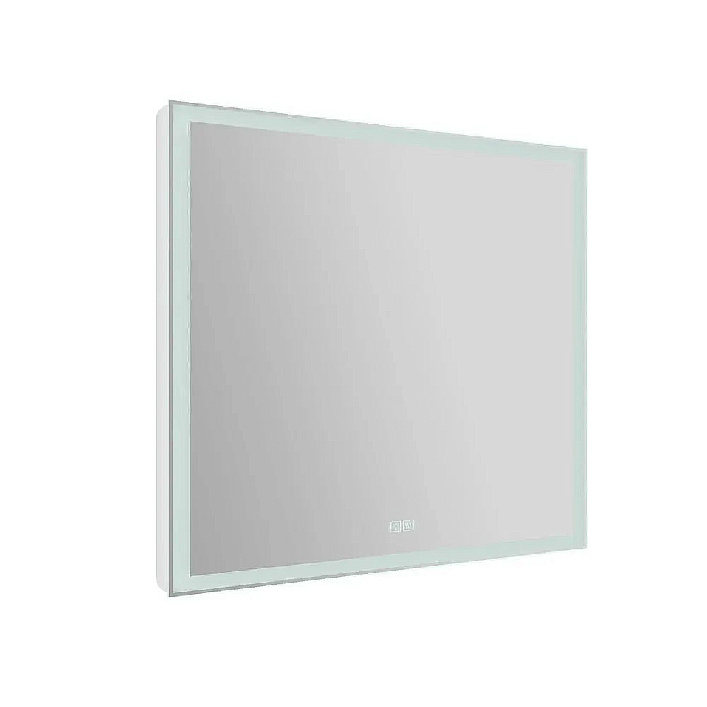 Зеркало Belbagno 80 SPC-GRT-800-800-LED-3000K-TCH-WARM подсветка, сенсор, подогрев в ванную от интернет-магазине сантехники Sanbest
