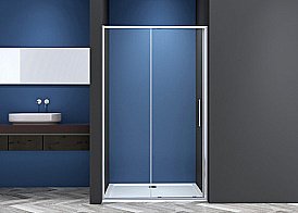 Душевая дверь CeramaLux CL907-100 стекло прозрачное/профиль хром купить в интернет-магазине Sanbest