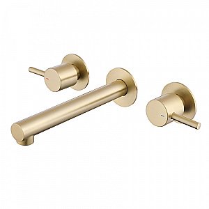 Смеситель для раковины ABBER Emotion AF88121G золото матовое купить в интернет-магазине сантехники Sanbest