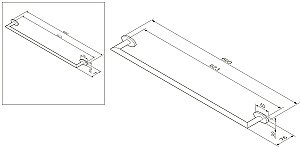 Полотенцедержатель AM.PM Awe A15346400 купить в интернет-магазине сантехники Sanbest