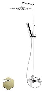 Душевая система Cezares Porta CD-SR золото купить в интернет-магазине сантехники Sanbest