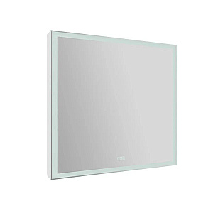 Зеркало Belbagno 80 SPC-GRT-800-800-LED-3000K-TCH-WARM подсветка, сенсор, подогрев в ванную от интернет-магазине сантехники Sanbest