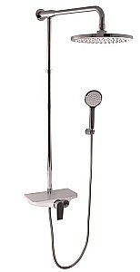 Душевая система Rav-Slezak MURRAY MU182.5/5 белый/хром купить в интернет-магазине сантехники Sanbest