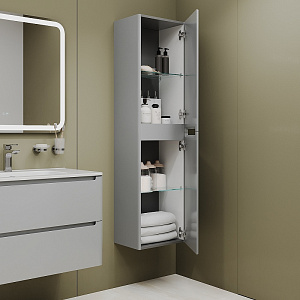 Пенал Iddis Edifice 40 EDI40L0i97 светло-серый для ванной в интернет-магазине сантехники Sanbest