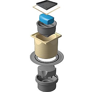 Душевой трап Pestan Confluo Standard 13000182 золото купить в интернет-магазине Sanbest