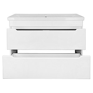 Тумба с раковиной Loranto Палермо CS00096752 100/2Н белая для ванной в интернет-магазине Sanbest