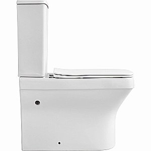 Унитаз напольный Aquanet Elegant 280958 безободковый, с бачком, с крышкой микролифт купить в интернет-магазине Sanbest