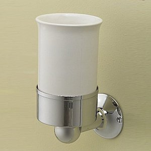 Стакан с настенным держателем Devon&Devon New York NY103CR купить в интернет-магазине сантехники Sanbest