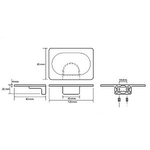 Мыльница Bemeta Organic Black 167108330 черная купить в интернет-магазине сантехники Sanbest