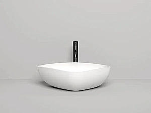 Раковина накладная Salini GLORIA 06 S-Sense 1102106G 56 белая купить в интернет-магазине Sanbest