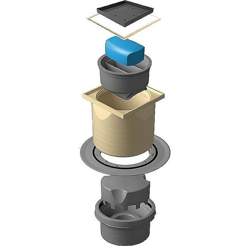 Душевой трап Pestan Confluo Standard 13000182 золото купить в интернет-магазине Sanbest