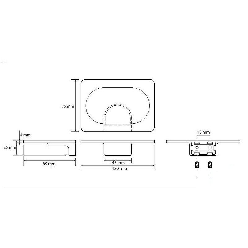 Мыльница Bemeta Organic Black 167108330 черная купить в интернет-магазине сантехники Sanbest