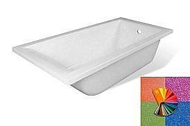 Ванна Эстет Дельта 150x75 цвет по RAL c блестками купить в интернет-магазине Sanbest