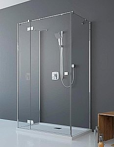 Душевой уголок Radaway Euphoria KDJ+S 120х90 стекло прозрачное/профиль хром купить в интернет-магазине Sanbest