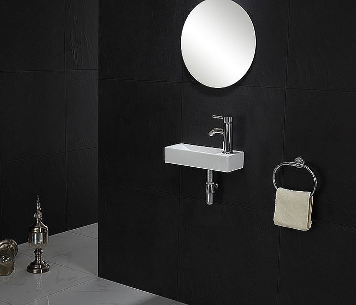 Раковина Ceramalux N 38 9048F белая купить в интернет-магазине Sanbest