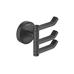 Крючок тройной Aquatek Бетта AQ4632MB черный матовый купить в интернет-магазине сантехники Sanbest