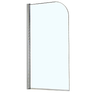 Шторка для ванны Azario Merrit 80 AZ-NF6211 800 стекло прозрачное/профиль серебро купить в интернет-магазине Sanbest