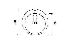 Мойка кухонная Kaiser KSS-510 хром купить в интернет-магазине сантехники Sanbest