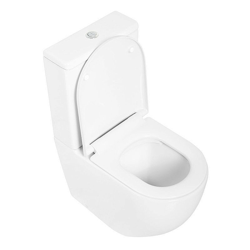 Унитаз Cezares Stylus безободковый, с бачком купить в интернет-магазине Sanbest