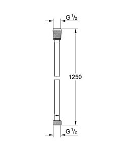 Душевой шланг Grohe Silverflex 28362000 купить в интернет-магазине сантехники Sanbest