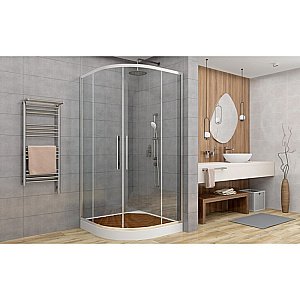 Душевой уголок DTO HC 90 98890 стекло прозрачное/профиль хром купить в интернет-магазине Sanbest