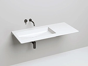 Раковина врезная снизу столешницы Salini MAREA 10 1802210M 74,7 из искусственного камня S-Stone, белая матовая купить в интернет-магазине Sanbest